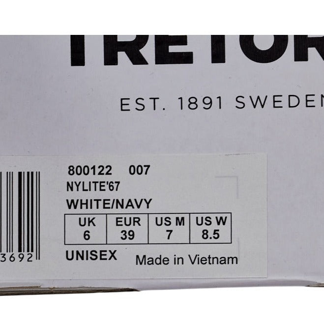 Tretorn White Navy Nylite '67 Sneakers