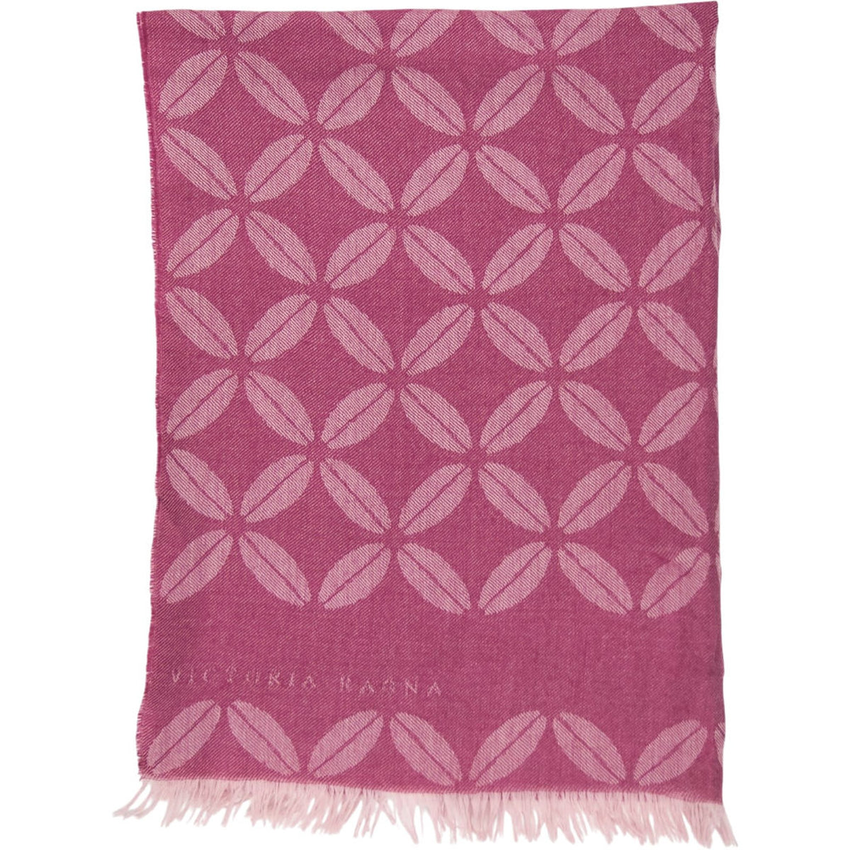 Victoria Ragna Pink Patterned Scarf