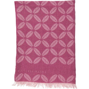 Victoria Ragna Pink Patterned Scarf