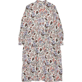 Baukjen Khaki Folk Floral Arlette Dress