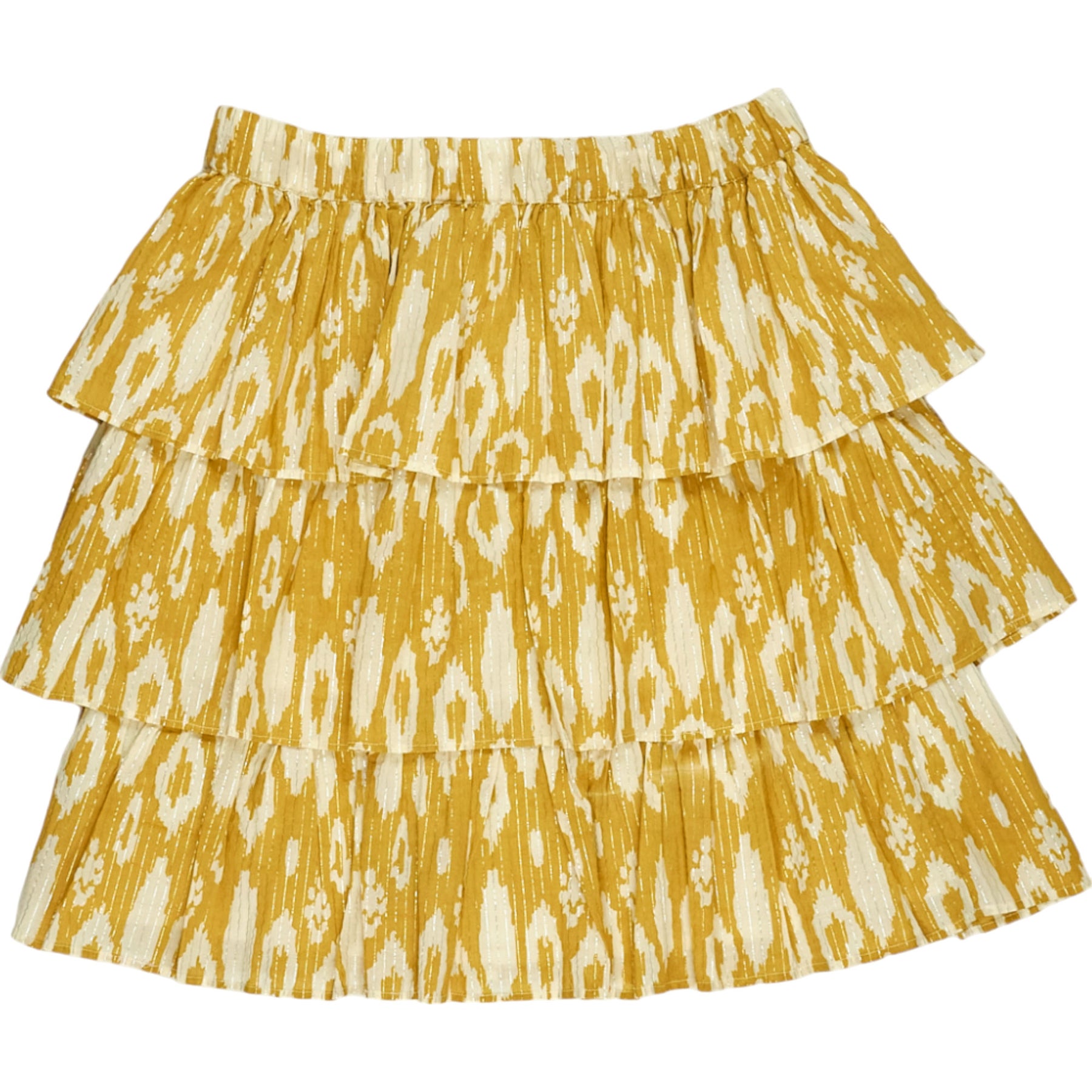 Sunchild Yellow Tiered Skirt