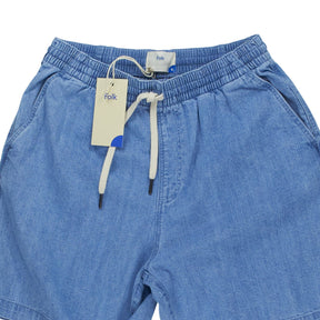 Folk Blue Brent Denim Shorts