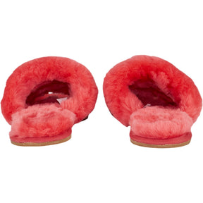 Hush Red Faux Fur Slippers