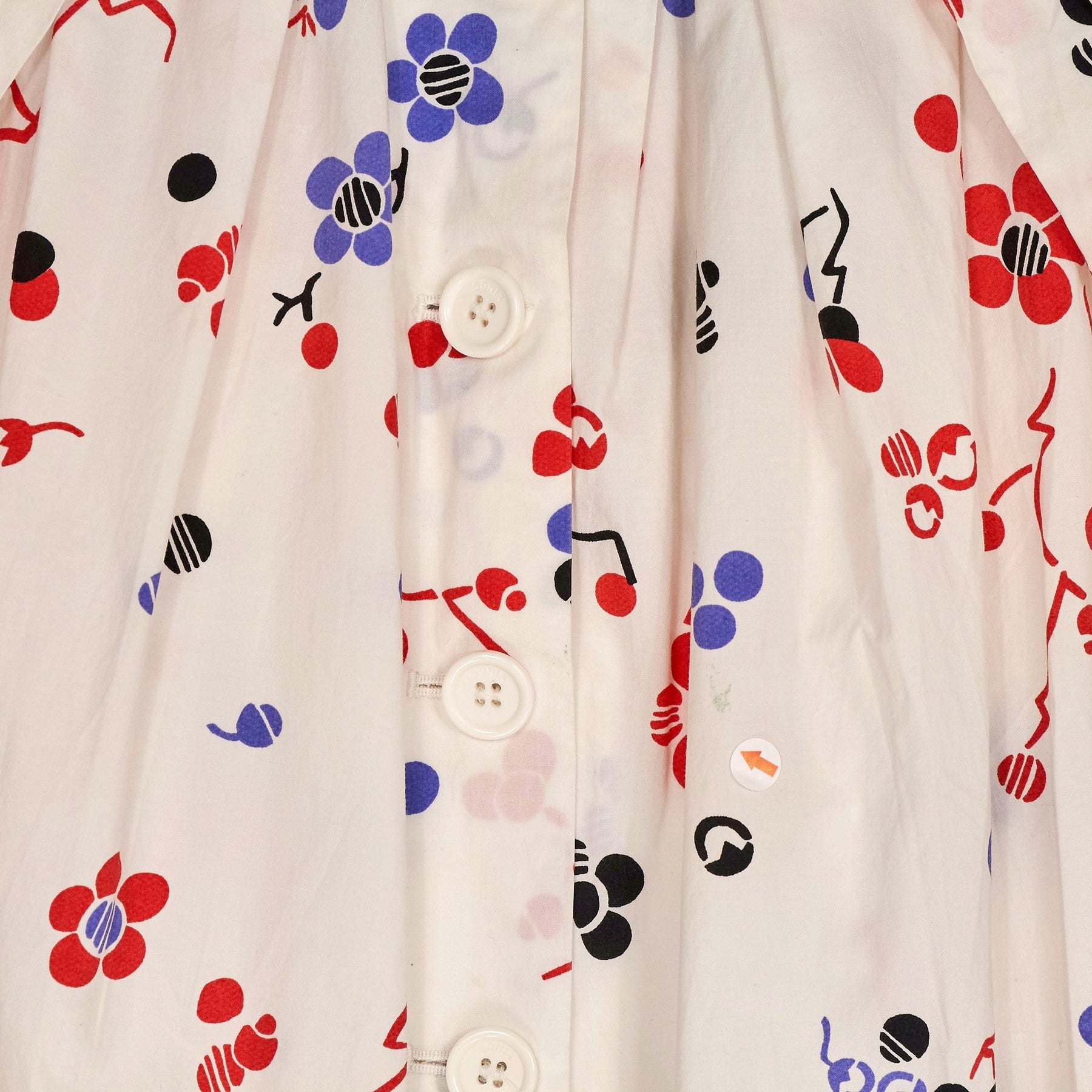 Sonia Rykiel Cream Floral Pinafore Dress