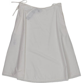 Motel White Taka Midi Skirt Poplin
