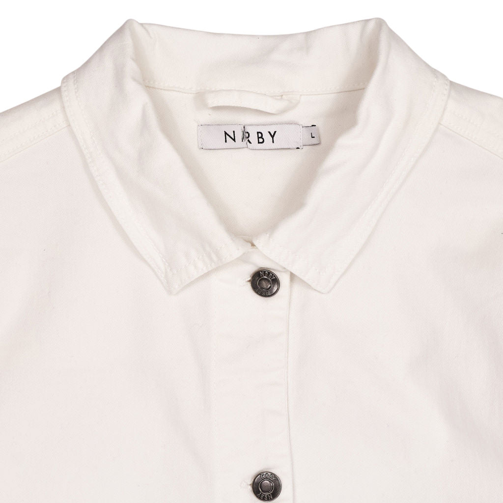 NRBY White Cotton Jacket