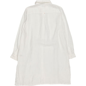 NRBY White Linen Shirt Dress