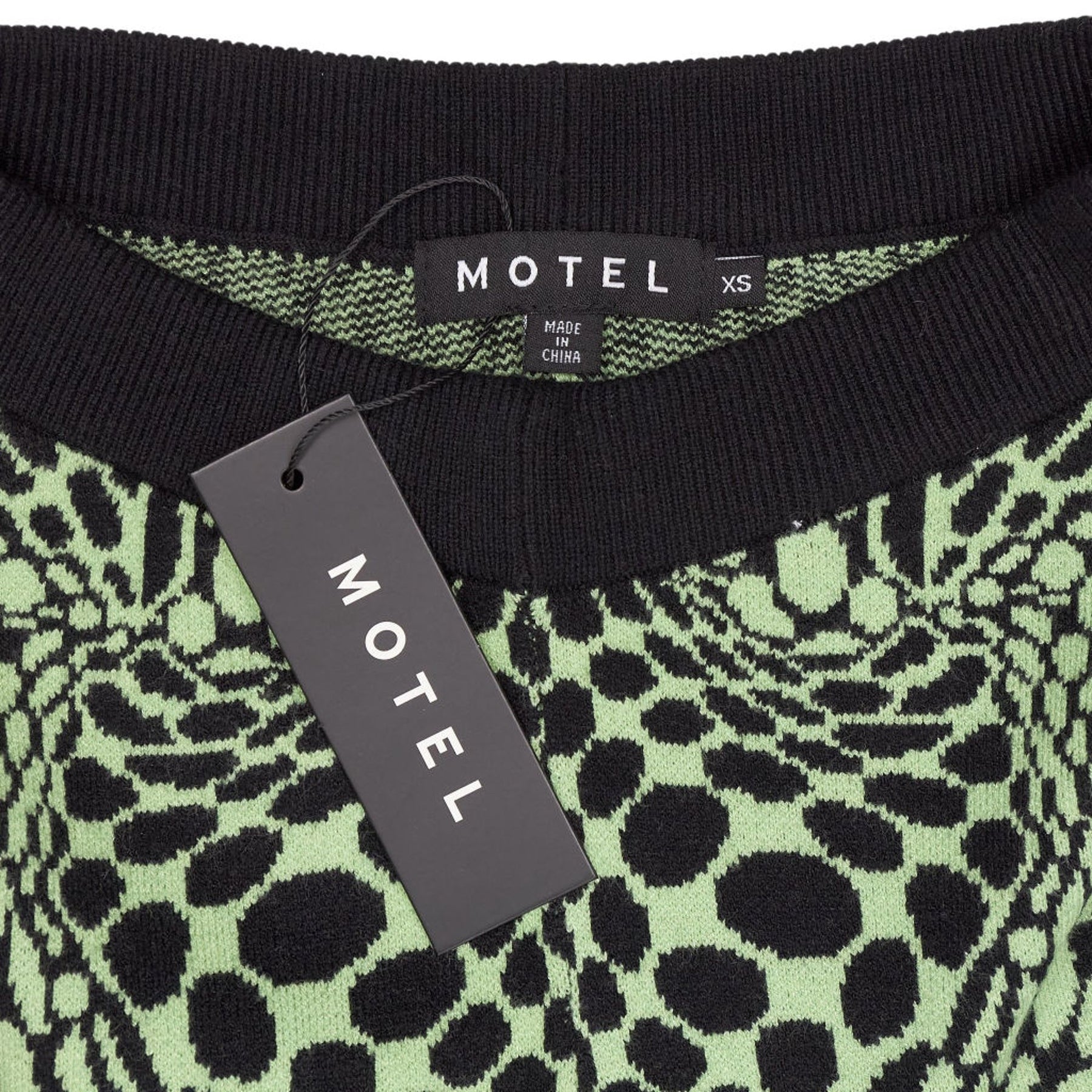 Motel Black Green Yuana Trousers