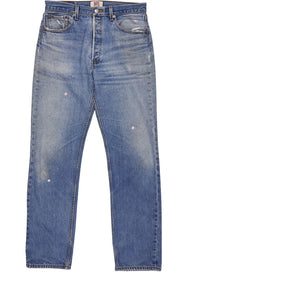 Levi's Blue 501 Straight Leg Jeans