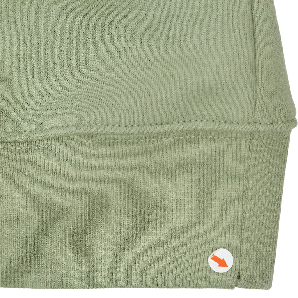 Lands' End Green 1/4 Zip Sweatshirt