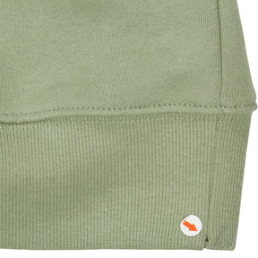 Lands' End Green 1/4 Zip Sweatshirt