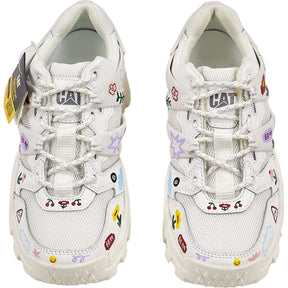Caterpillar White Floral Sneakers