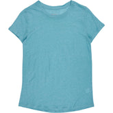 NRBY Blue Linen T-Shirt