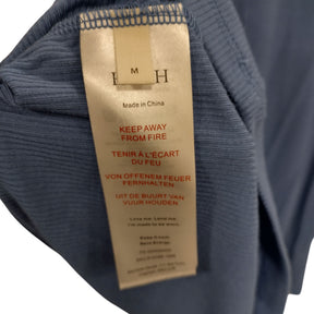 Hush Mid Blue Ribbed Pyjama Top