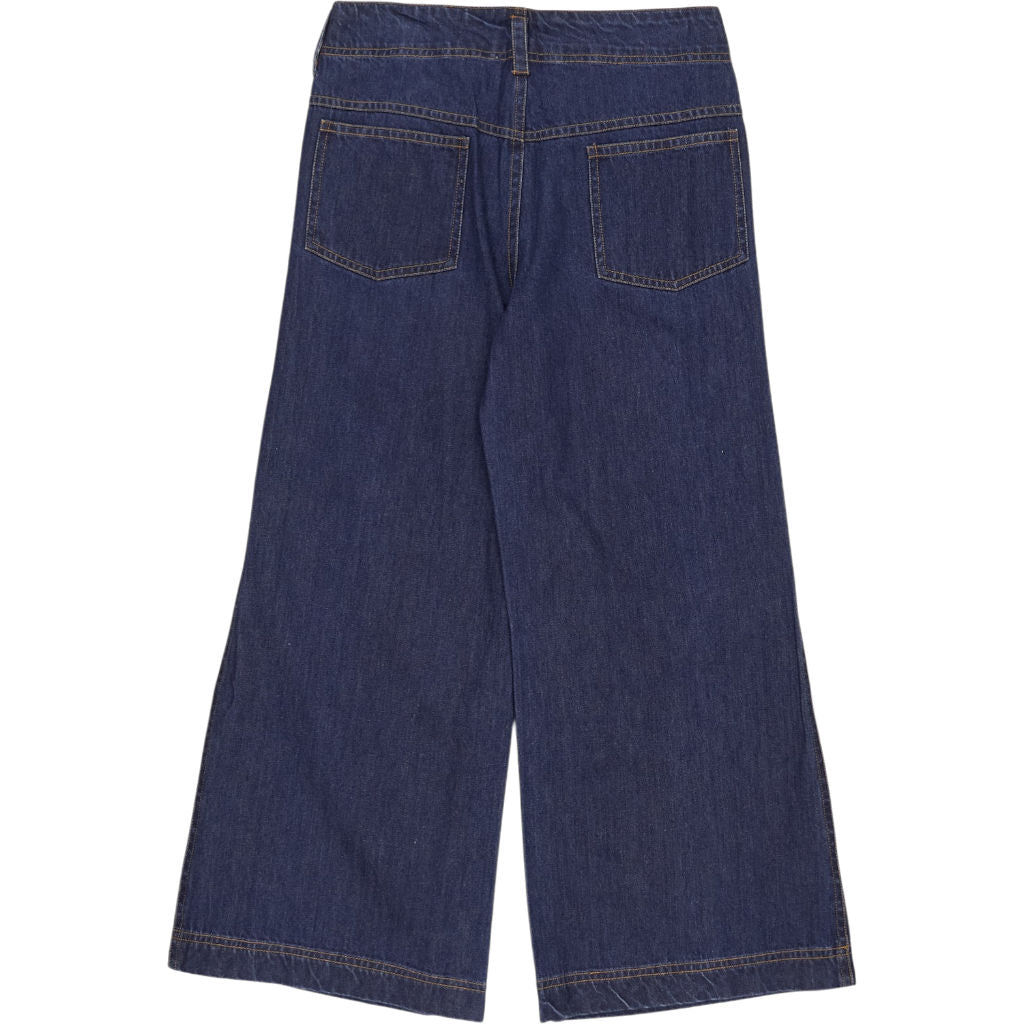 Ponté Dark Wash Cropped Jeans