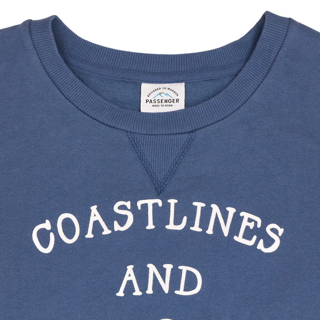 Passenger Blue Crew Neck Sweatshirt