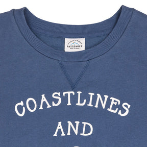 Passenger Blue Crew Neck Sweatshirt