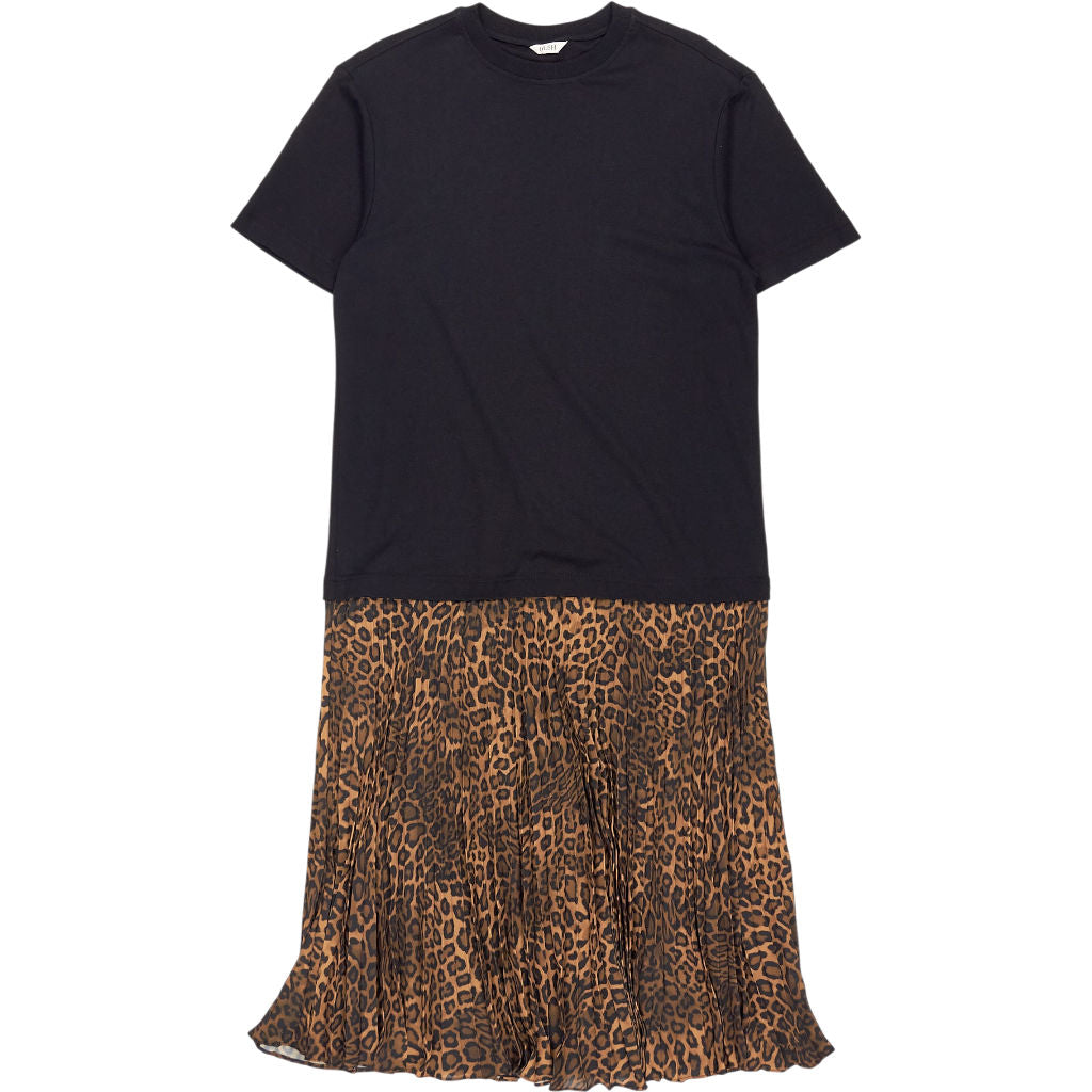 Hush Black Leopard Print Dress