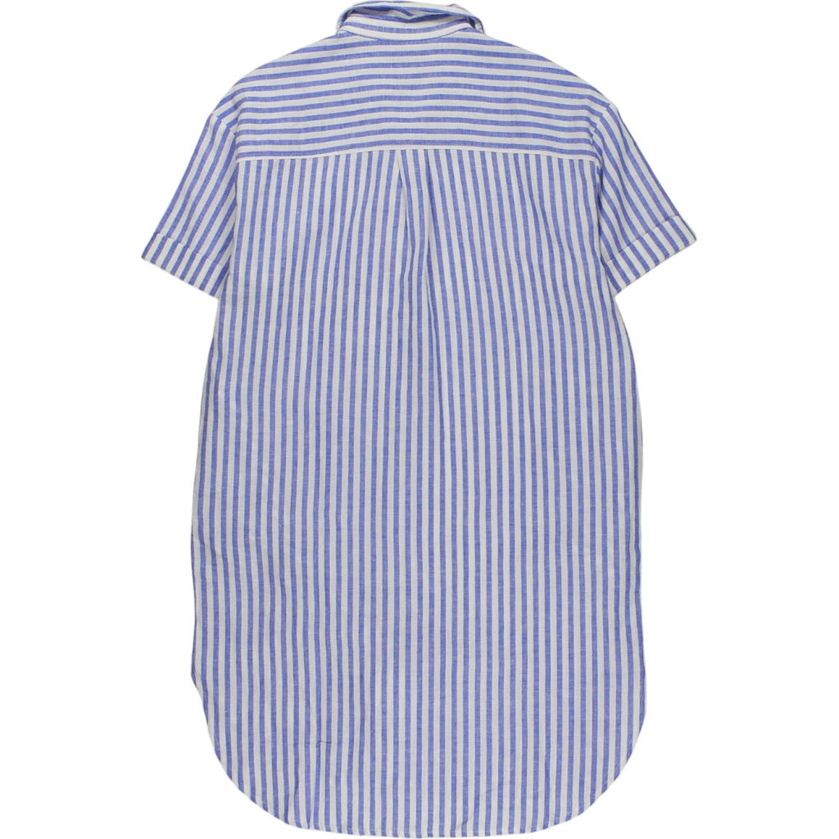 GAP Blue Striped Shirt Dress