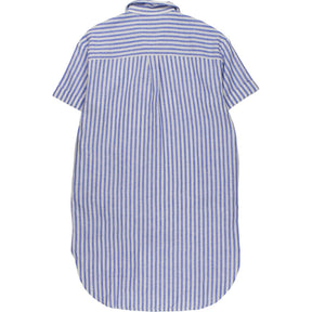 GAP Blue Striped Shirt Dress