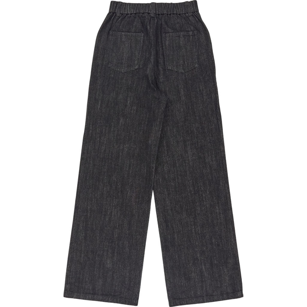 Wyse Black Relaxed Denim Jeans