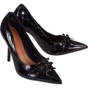River Island Black Patent Heels