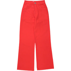 L.F. Markey Red Canvas Didion Trousers