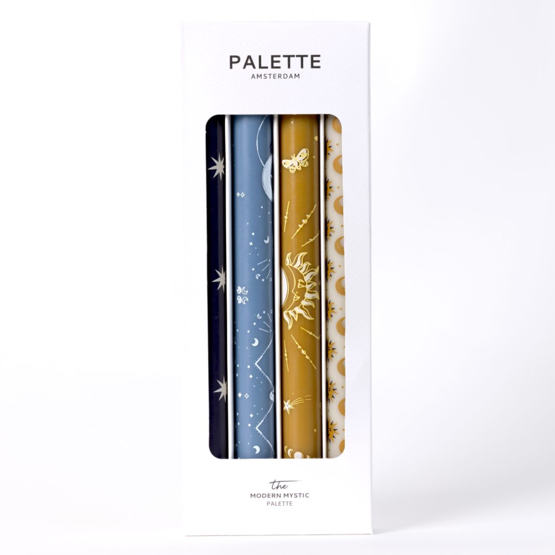 Designer Dinner candles - Set of 4 - Modern Mystic