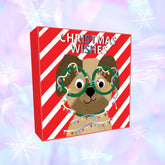 Christmas Dog With Glasses Christmas cards - pack of 8