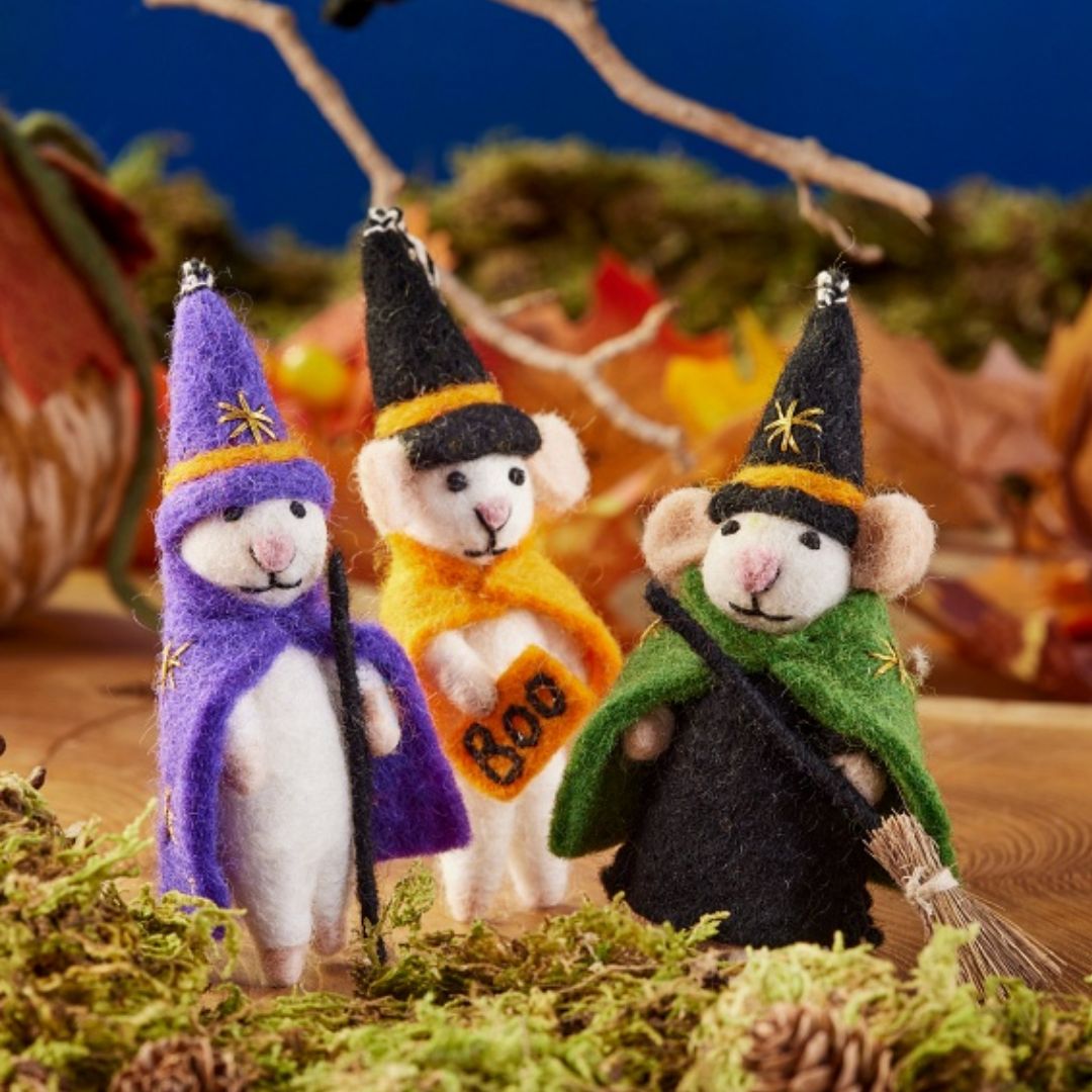 Felt Halloween Mice Decoration