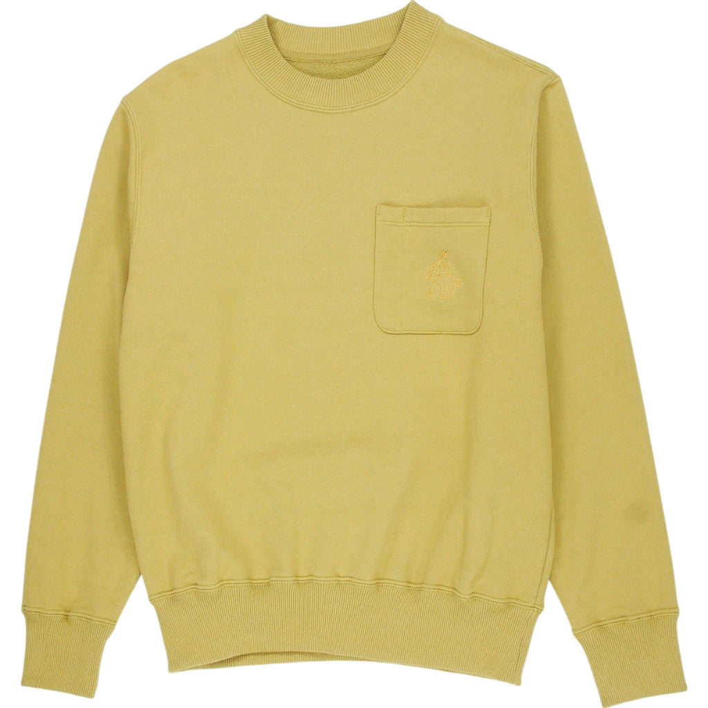 Drake's Yellow Crewneck Sweatshirt S