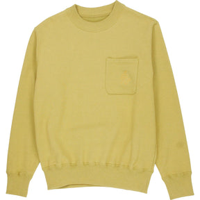 Drake's Yellow Crewneck Sweatshirt S