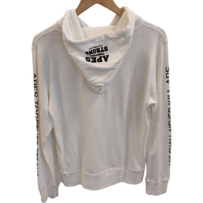 A Bathing Ape White Cotton Hoodie