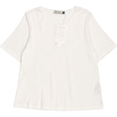 Baukjen White Gabriella Organic Rib Tee