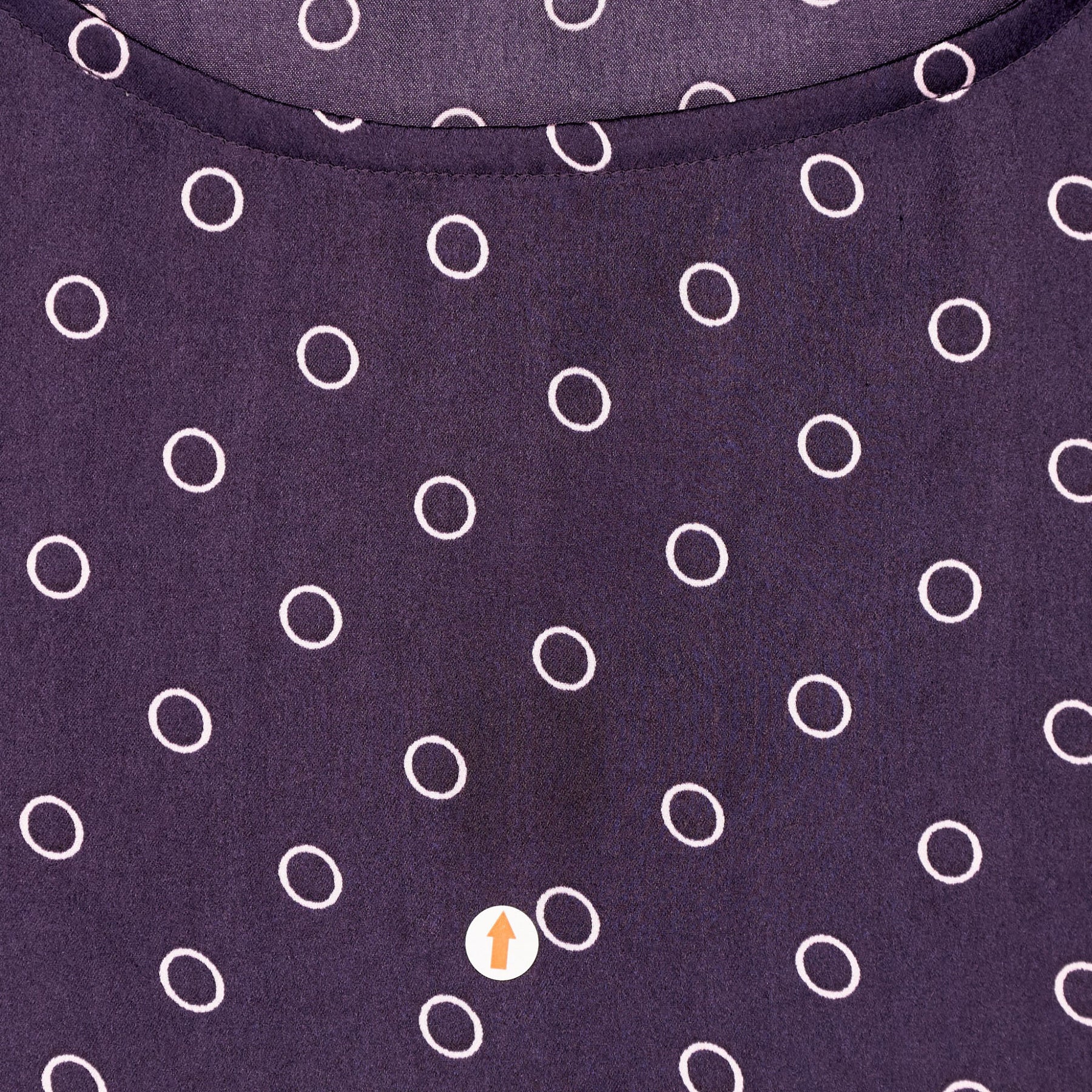 Omnes Purple Polka Dot Dress