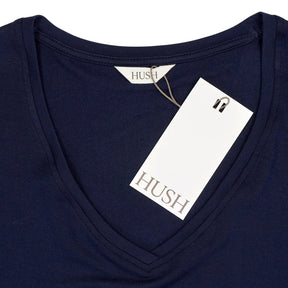 Hush Midnight Gillian V Neck Longline Top