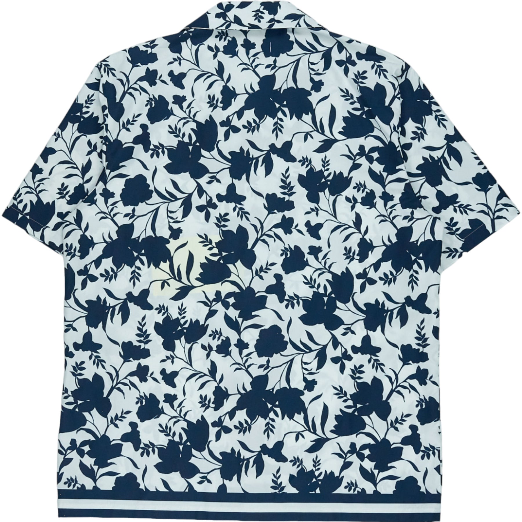 Moss Blue Floral Short Sleeve Shirt