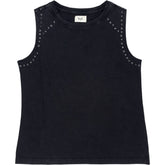 Hush Ash Grey Amelia Studded Tank Top