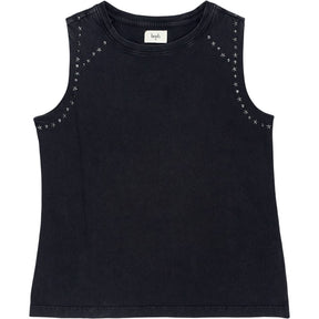 Hush Ash Grey Amelia Studded Tank Top