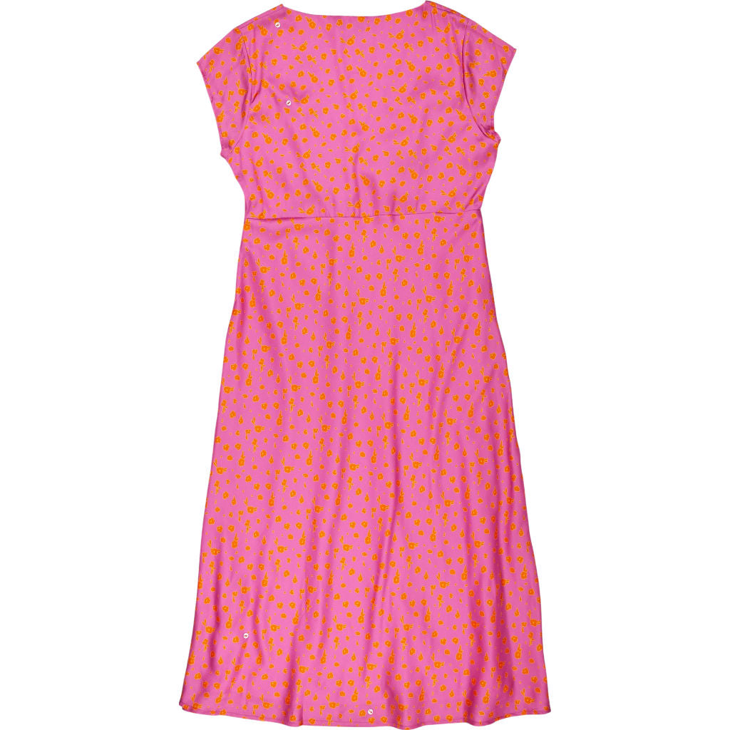 Omnes Pink Abstract Woolf Dress