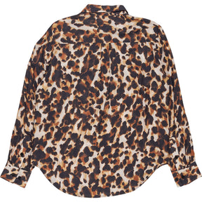 Hush Leopard Print Button-Up Shirt