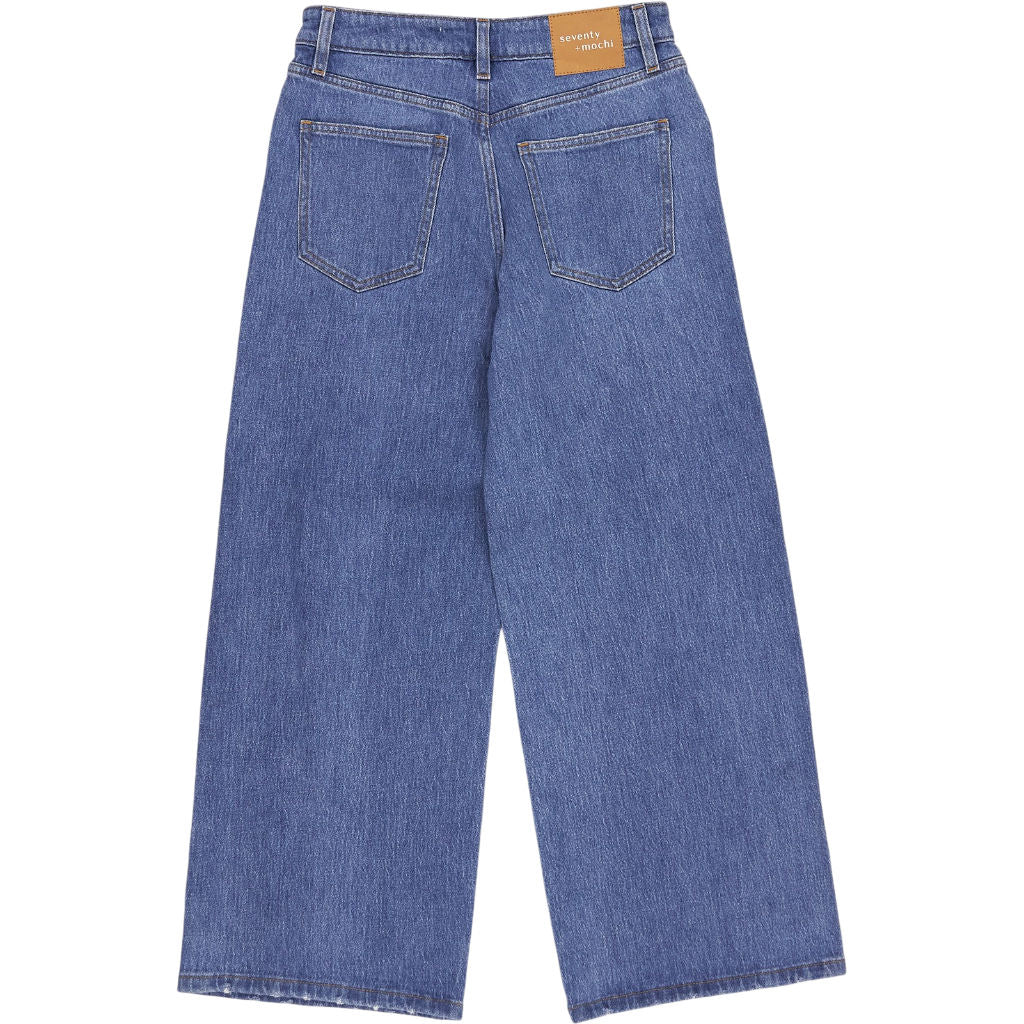 Seventy + Mochi Blue Gracie Wide Leg Jeans