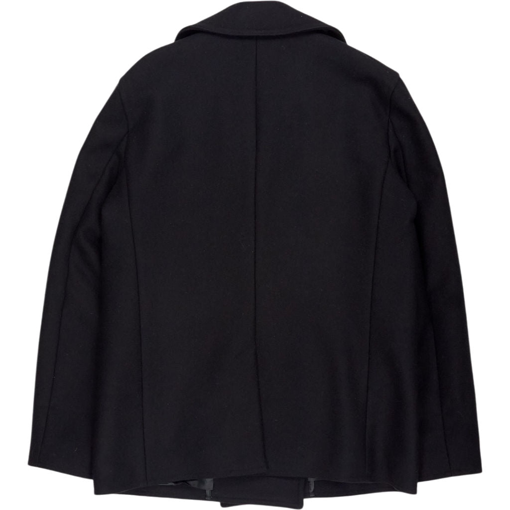 Gloverall Black Reefer Coat