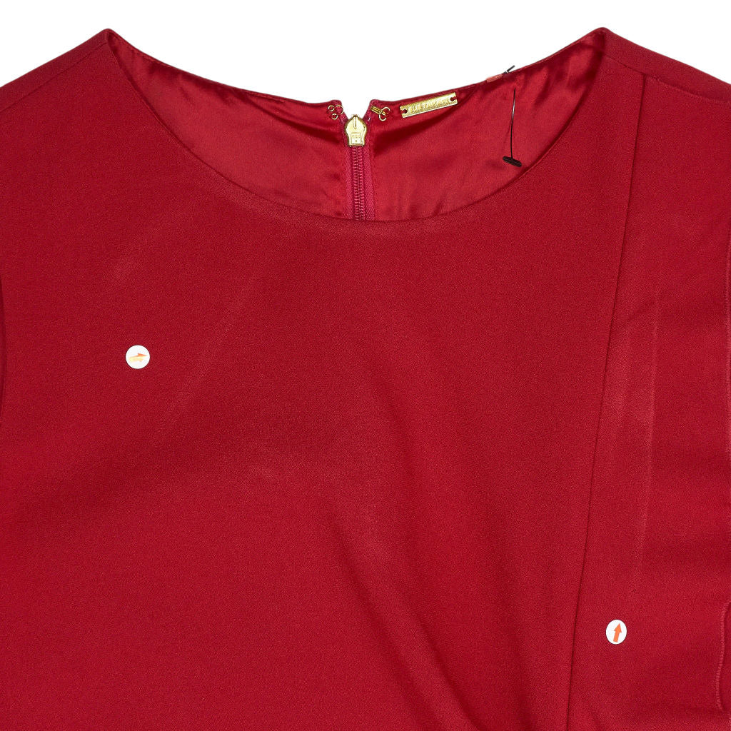 Elie Tahari Red Sleeveless Dress