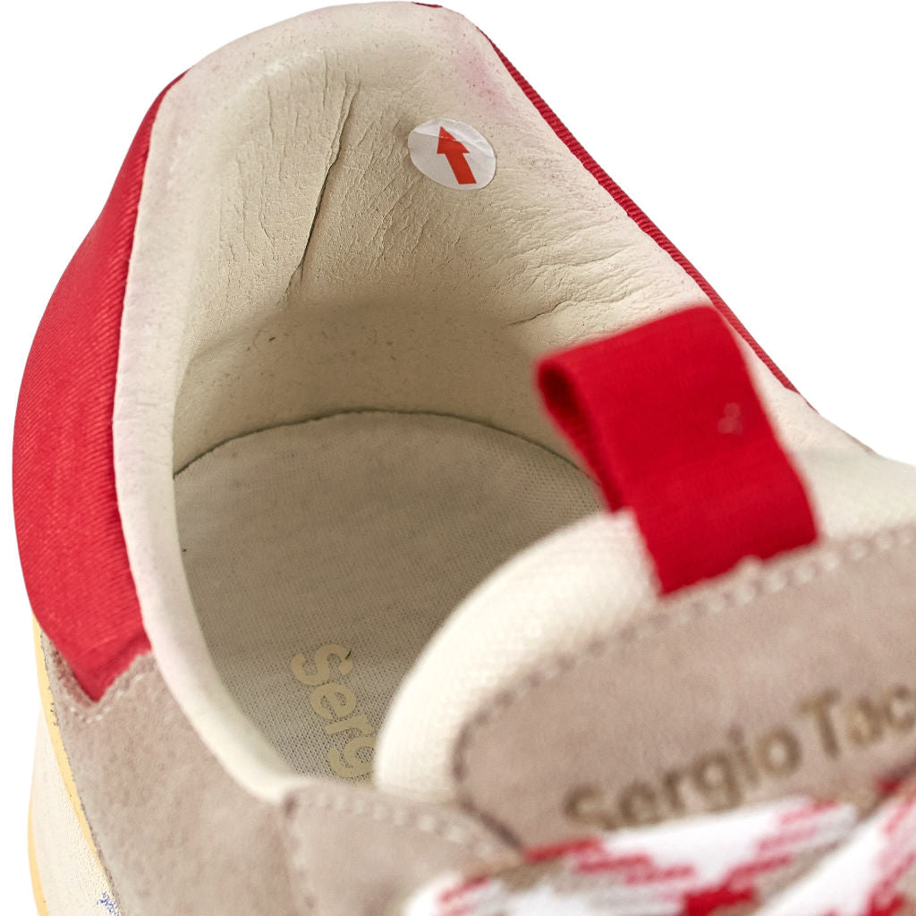 Sergio Tacchini Beige Red Trainers