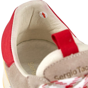 Sergio Tacchini Beige Red Trainers
