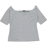 Baukjen White Striped Top