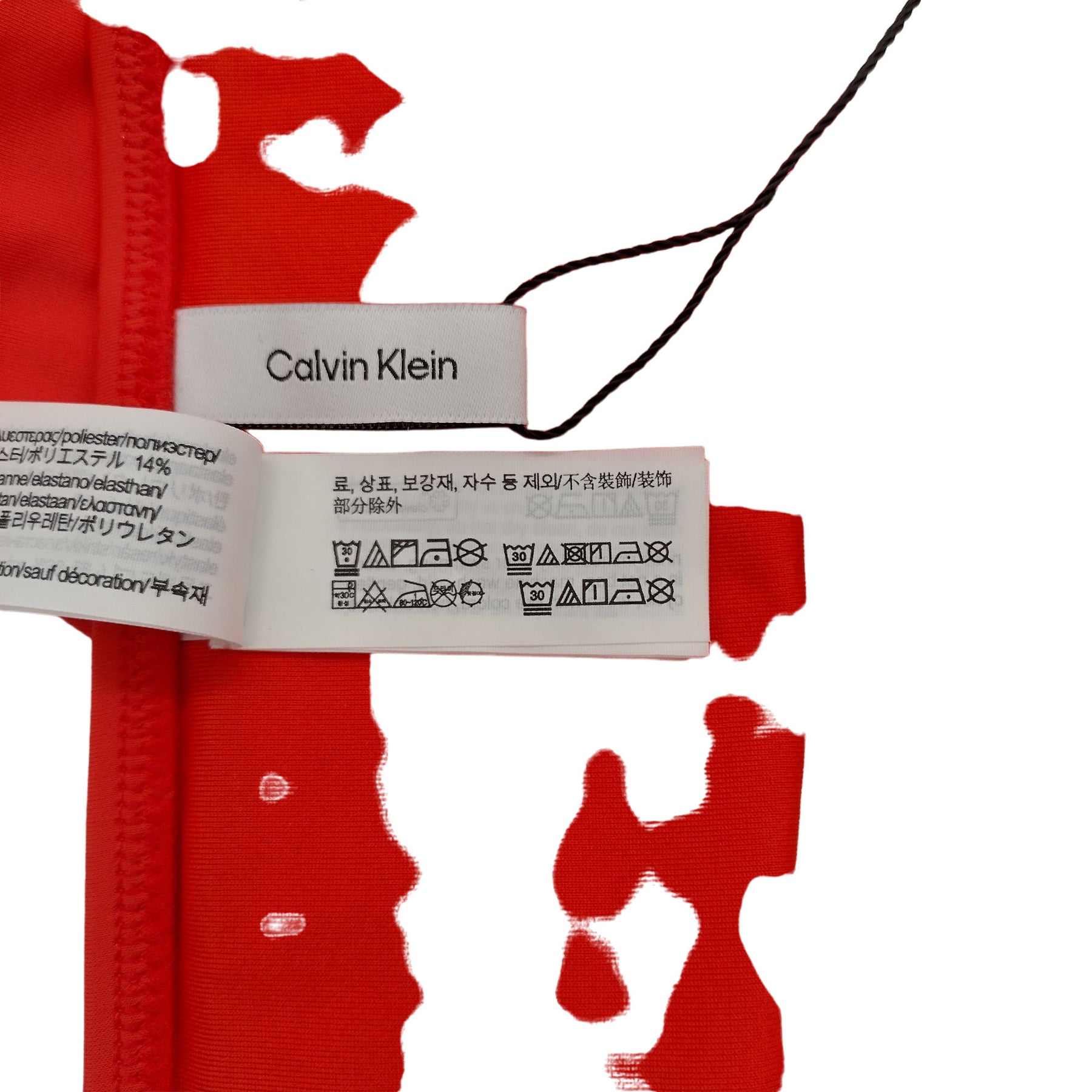 Calvin Klein Red Swimwear Bottoms