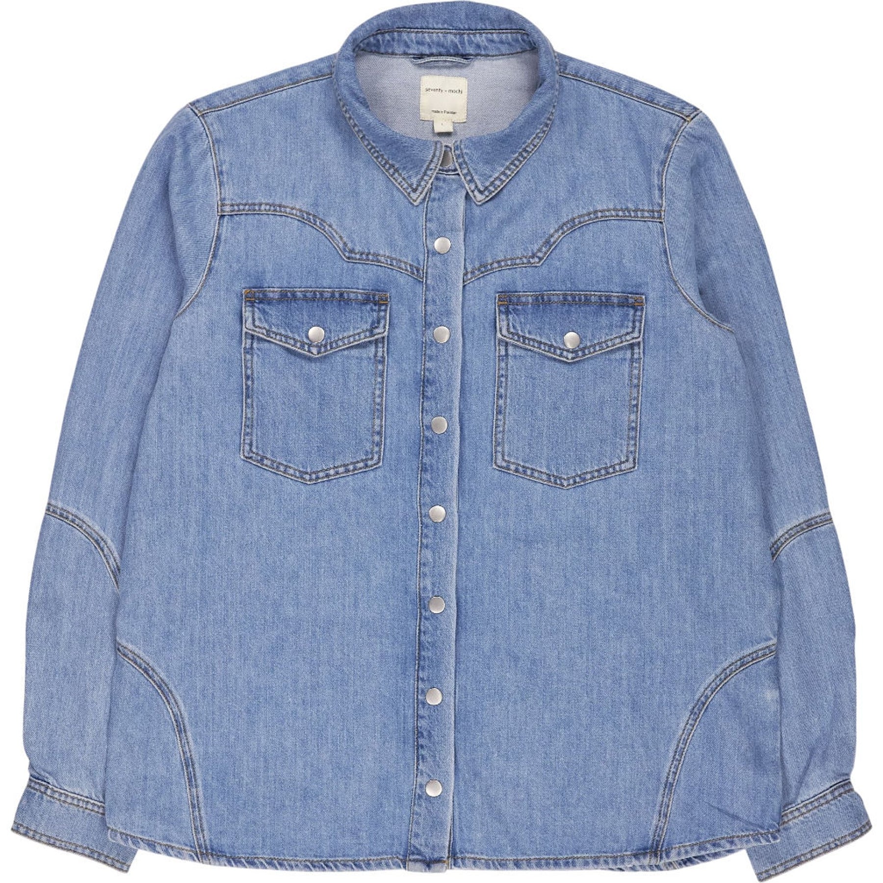 seventy + mochi Blue Denim Shirt