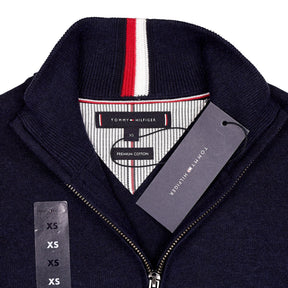 Tommy Hilfiger Navy Premium Cotton Jumper